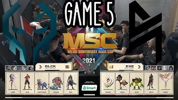 [English] Execration Vs Blacklist International Game 5 | GRAND FINALS | MSC 2021