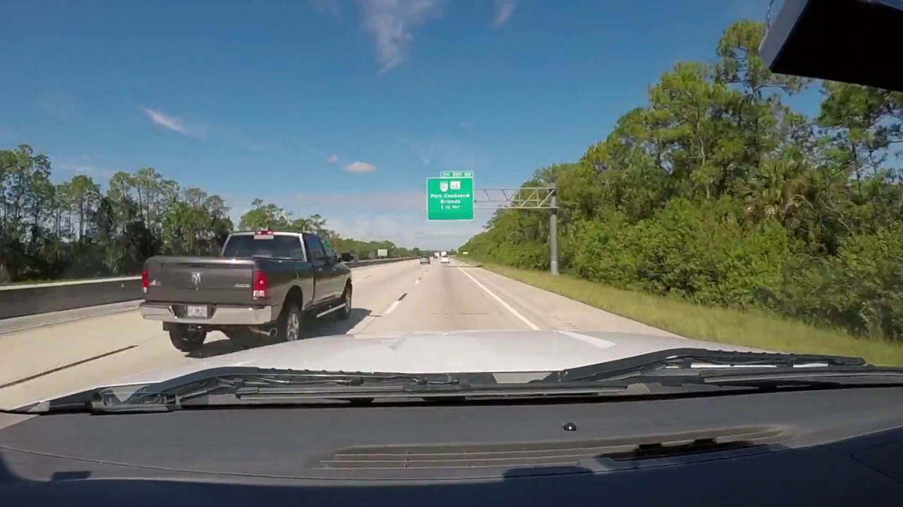 Cocoa FL to St Pete FL Sunday Drive Timelapse YouTube