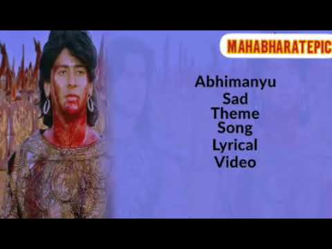 Abhimanyu Sad Theme Song  Mahabharat Epic