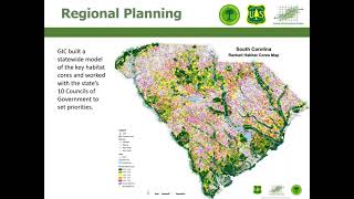 South Carolina's Green Infrastructure Landscape Data Portal Orientation