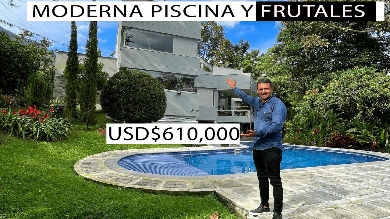 🔥 CASA MODERNA CON PISCINA 🔥 FRUTALES, Y BOSQUE CERCA A MEDELLIN