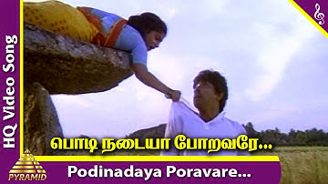 Podinadaya Poravare Video Song | Kadalora Kavithaigal Tamil Movie Songs | Sathyaraj | Rekha