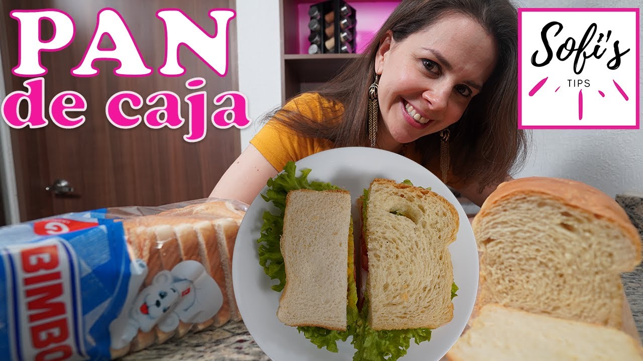 PAN BIMBO receta casera saludable barato y rico con mantequilla