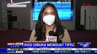 IHSG (31/8) Dibuka Menguat Tipis