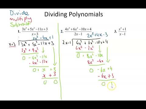 Dividing Polynomials