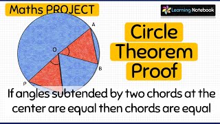 Maths Project || Angle subtended by Chords of the Circle Theorem Proof || Maths Working Model, TLM
