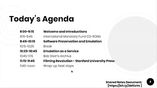 Stanford Software Preservation Symposium