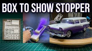 Unboxing, build & Reveal 1957 Ford Del Rio Ranch Wagon