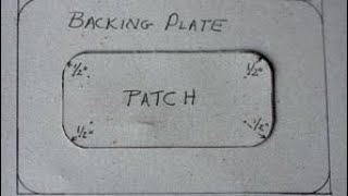 Sheet metal "FLUSH PACTH" Repair upper cowling Cessna 172