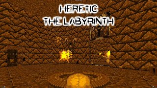 Old Games - Heretic / E2M6 - The Labyrinth / PC Gameplay