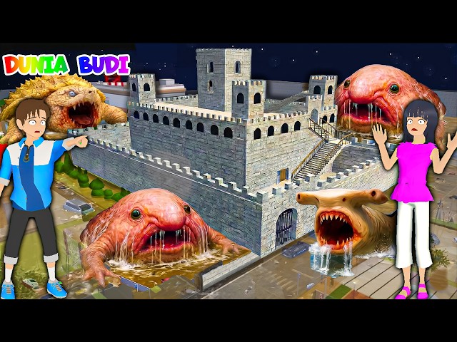 Yuta Mio Buat Benteng Raksasa Paling Aman Dari PASUKAN MONSTER IKAN TERJELEK Di Kota Sakura😱