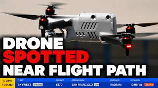 Drone Spotted Near Flight Path at San Diego International Airport!