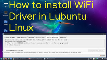 How to install Missing Wifi Driver in Lubuntu Linux