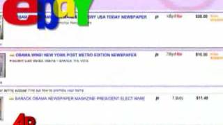 Newspapers Sell Out As Obama Keepsakes