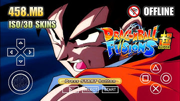DRAGON BALL Z SUPER FUSIONS PPSSPP ISO MOD for DBZ: Shin Budokai 2 | Game DBZ PSP Gameplay