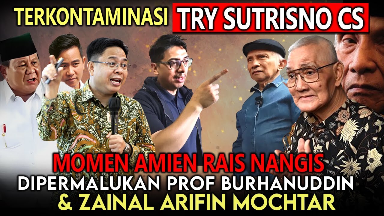 Terkontaminasi Try Sutrisno Cs❗️Amien Rais Dipermalukan Prof Burhanuddin & Zainal Arifin Mochtar🔴
