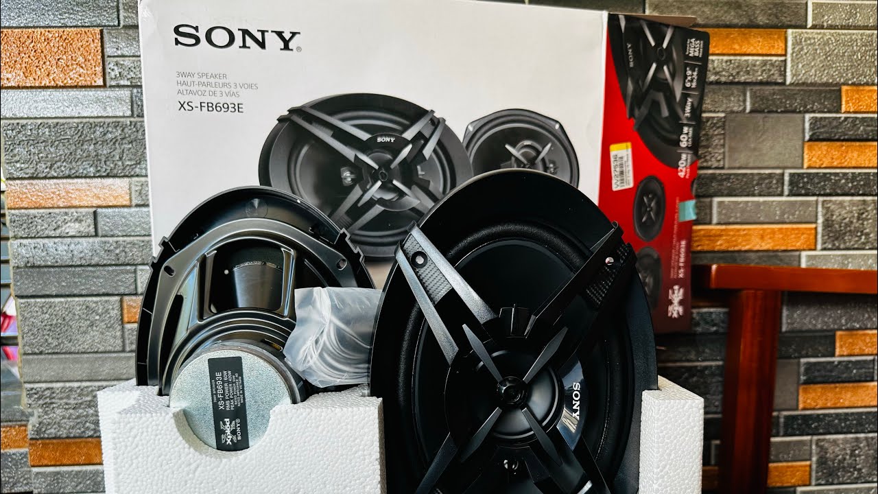 Sony Car Speaker XSFB693E unboxing and review YouTube