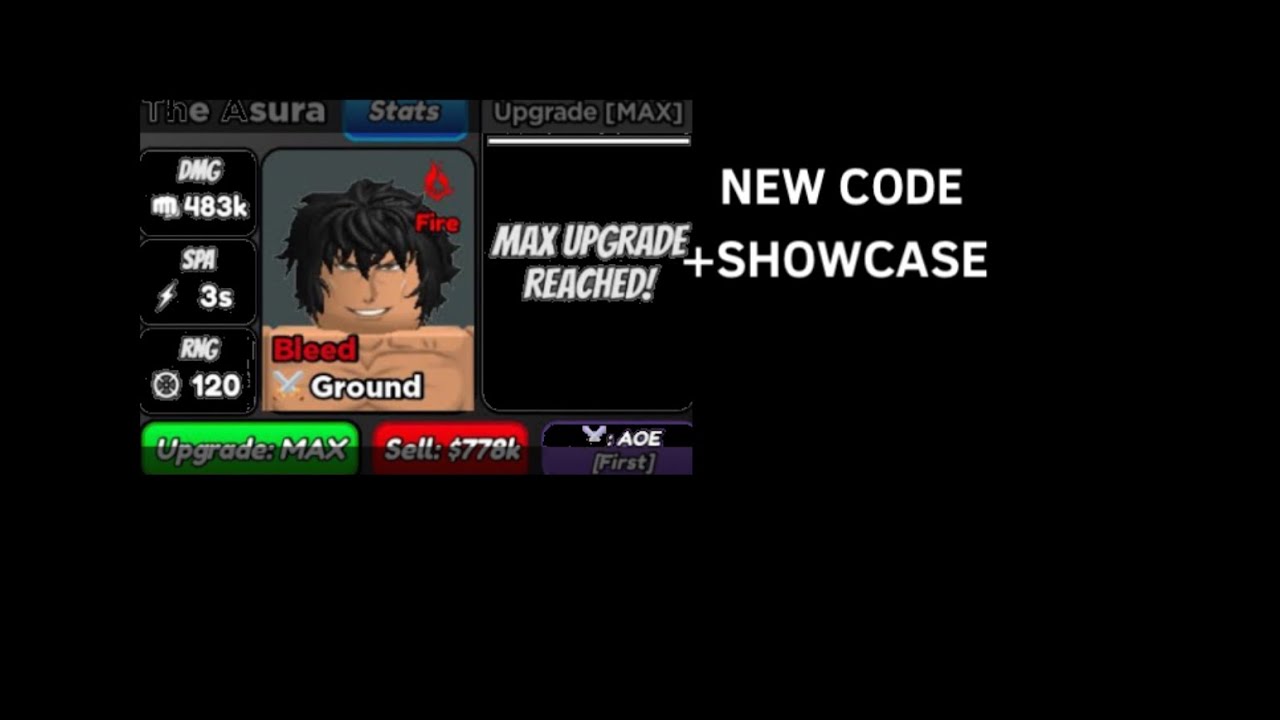Kengen Ashura/The Asura Showcase ASTD Navyxflame code in desc