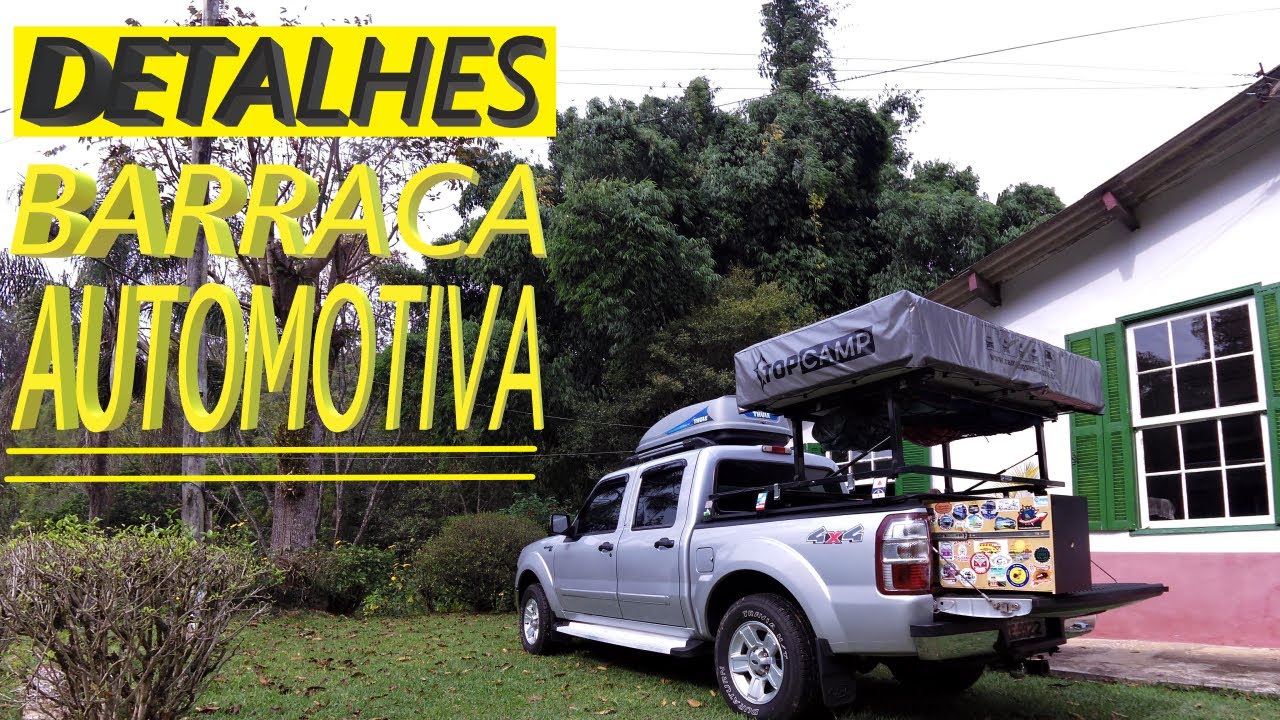 Detalhes da barraca de teto Campings World