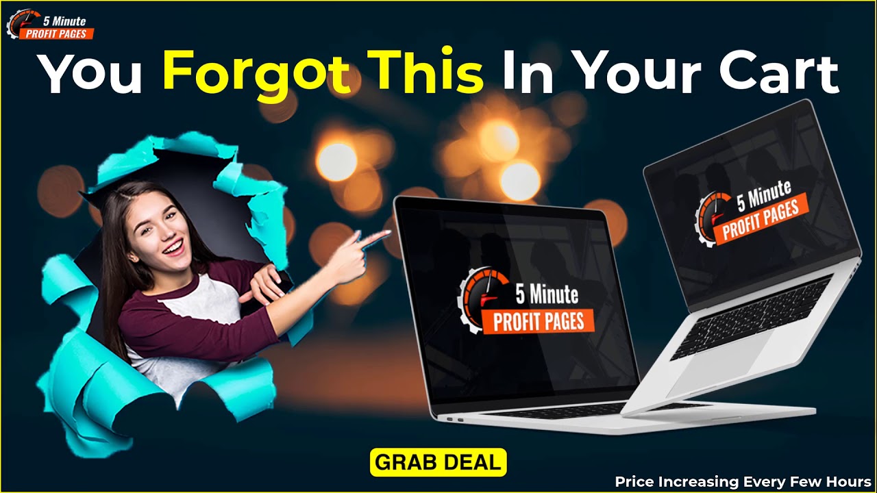5 Minute Profit Pages - You Forgot This In Your Cart