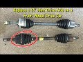 How to Replace a Front Wheel Drive Axle/CV Joint by @Gettin' Junk Done