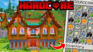 I built 5 Automatic Farms in Cozy Hardcore Minecraft Wealth