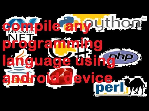 Compile any computer language on android device.