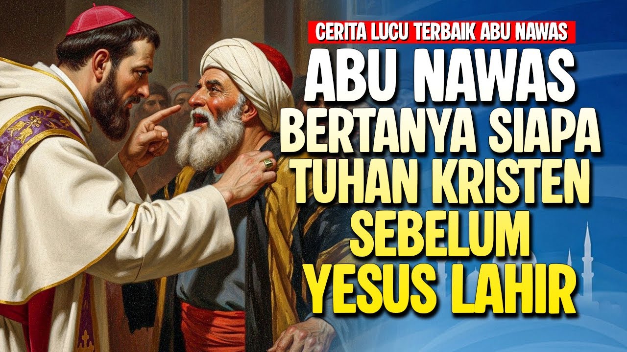 ABU NAWAS BERTANYA SIAPA TUHAN KRISTEN SEBELUM YESUS LAHIR - CERITA LUCU PENGANTAR TIDUR