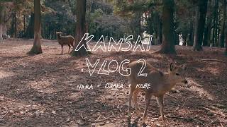Japan Kansai Vlog 2 | Nara, Kobe & Osaka | Deer, Gardens & Fishes