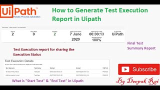 Famous How to Generate Test Execution Report in Uipath Net Worth