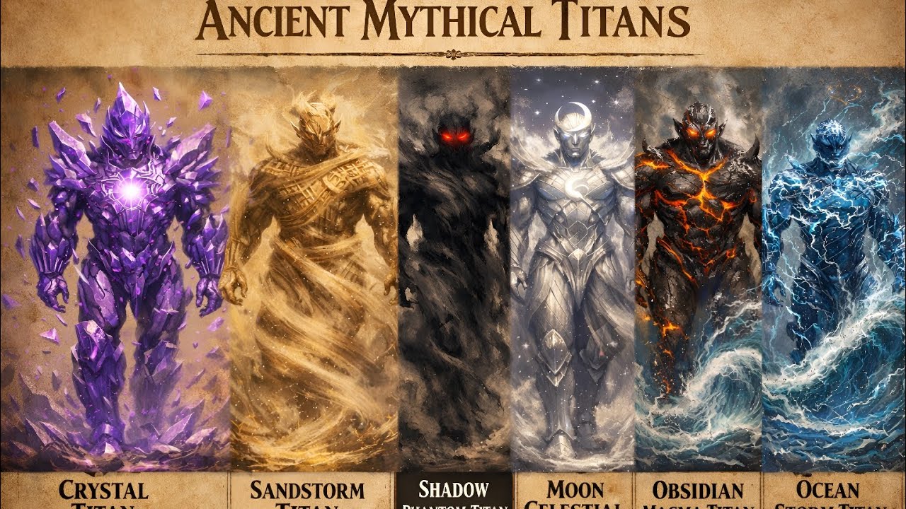 Mistical Titans Types of Ancient Mythical Titans - YouTube