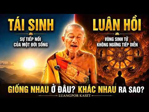 Khác biệt giữa Luân Hồi và Tái Sinh khiến nhiều người bất ngờ. Đức Luangpor Kaset khai thị.