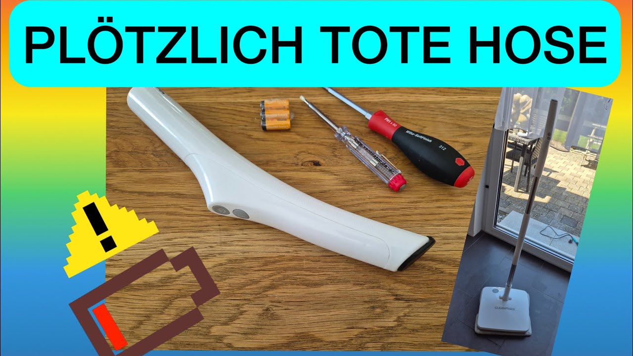 CleanMaxx Bodenwischer Xiaomi Electric Mopp D260 Batterie wechseln in der  Fernbedienung