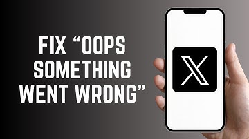 How To Fix “Oops something went wrong” Error on X Or Twitter — Quick iOS 18 Solution 2025
