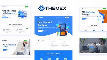 Themex Multipurpose OnePage & Multi Page HTML Template | Themeforest Website Templates and Themes