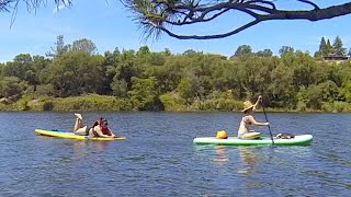 Paddleboarding Lake Natoma