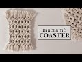 DIY Macrame Coaster, Honeycomb Series. Macramé table Decor, Macrame pattern tutorial
