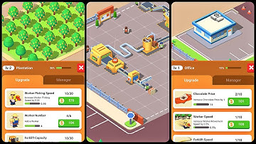 Idle Chocolate Factory (Gameplay Android)