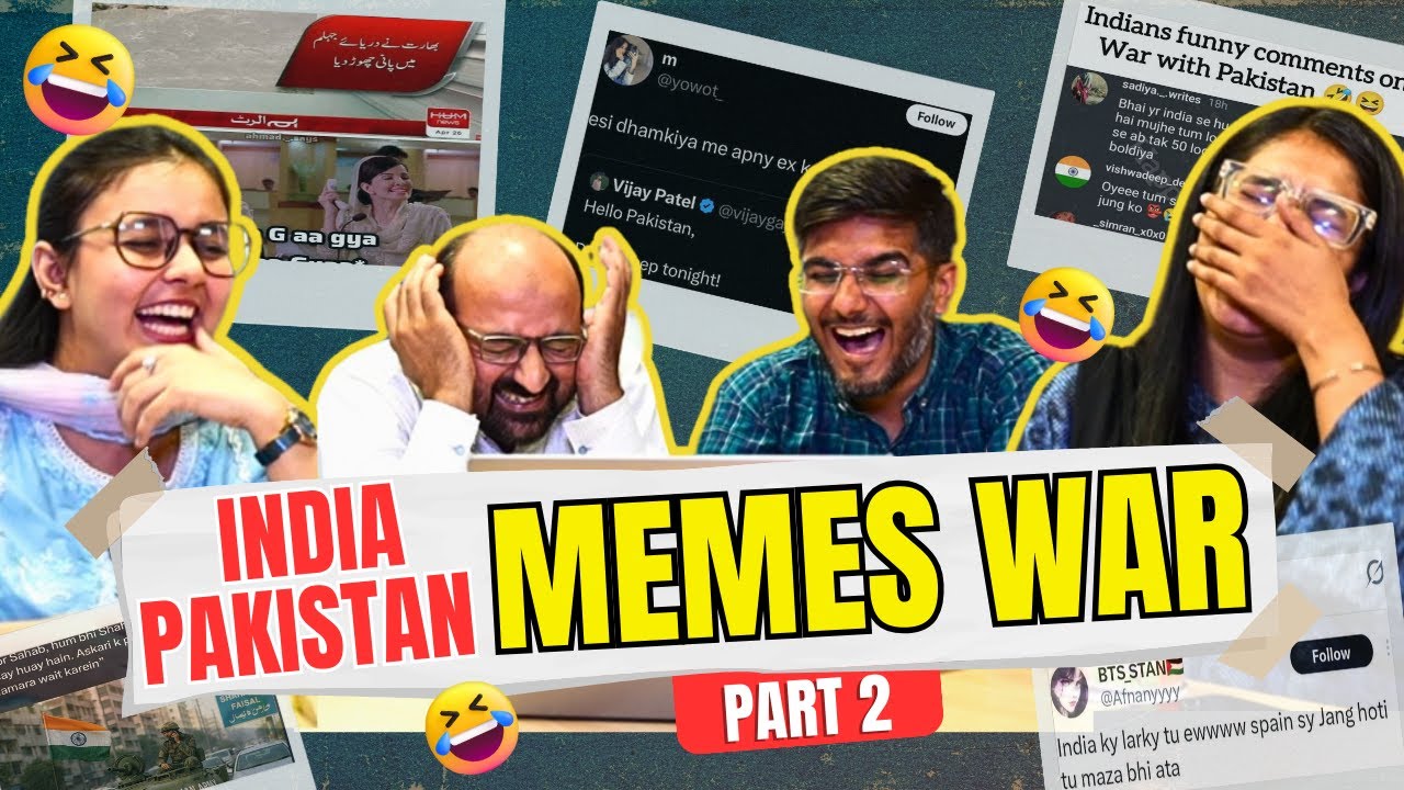 Reaction Video: Pakistan India Memes War! (Part 2)