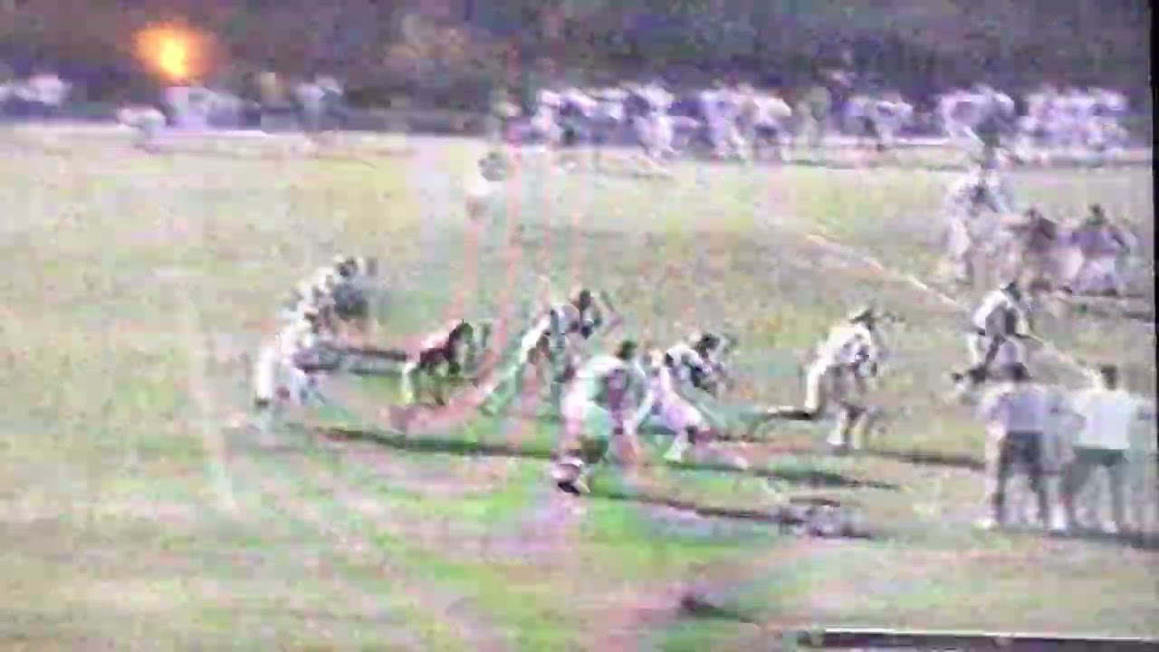 Lynn Tech Football highlights October 1990 Craig Fountain Interception vs. Whittier Tech.