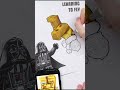 Artist VS Star Wars Coloring Book with MARKERS ONLY