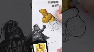 Artist VS Star Wars Coloring Book with MARKERS ONLY