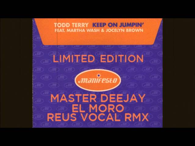 Todd Terry - Keep on Jumpin' (Master Deejay & El Moro Vocal Reus rmx)