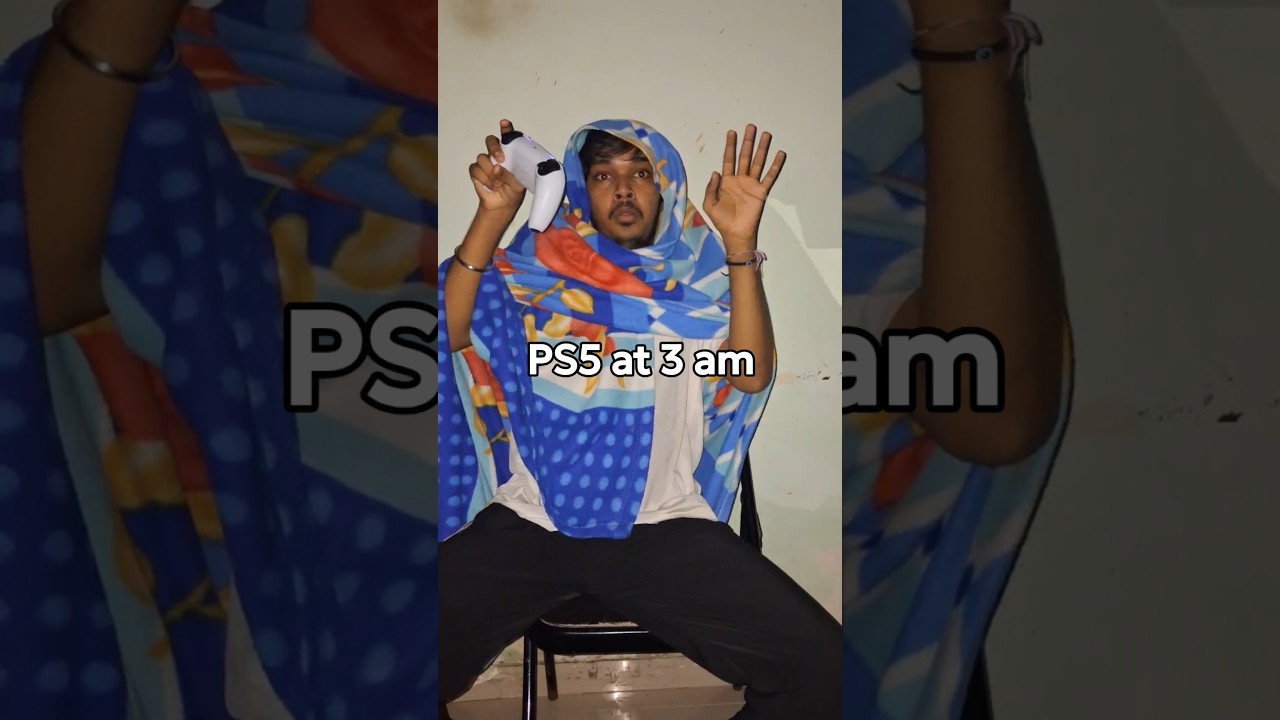 PS5 Gaming Day vs Night