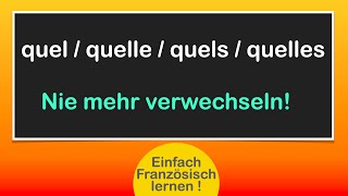 Quel - Fragebegleiter Französisch