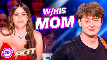 Shy Singer Cole Swensen Performs With His Mom In HEARTWARMING Audition  | AGT 2025