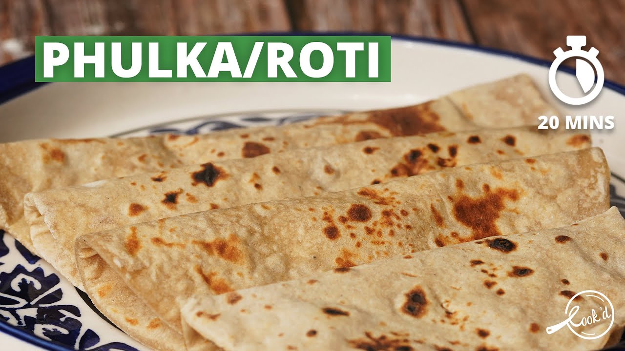 Phulka Recipe | Roti Recipe | How to make Soft Phulka / Roti | Indian ...