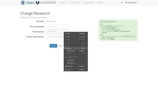 eNFIRS: How to change your password
