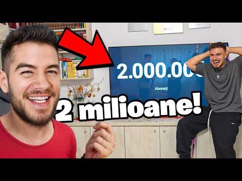 The Reaction of All Romanian YouTubers to 2 MILLION SUBSCRIBERS...