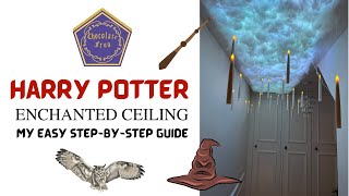 Harry Potter ENCHANTED Ceiling - My Easy Guide - Halloween Decorations DIY Hanging Candles